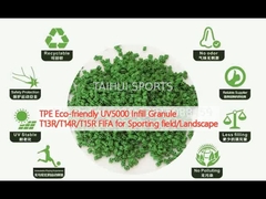 TPE Eco-friendly UV5000 Infill Granule T13R/T14R/T15R FIFA for Sporting field/Landscape