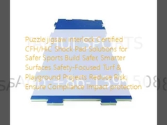Puzzle jigsaw interlock Certified CFH/HIC Shock Pad Solutions for Safer Sports Build Safer, Smarter Surfaces Safety-Focused Turf & Playground Projects Reduce Risk, Ensure Compliance Impact protection
