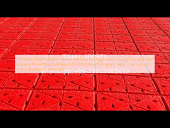 Premium Pattern Shock Pad for Artificial Turf High-Performance Durable best solution for artificial turf lawn EN15330 FIFA 2024 sports fields construction shock absorption drainage