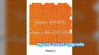 Durable Sports Flooring Easy Install Drainage