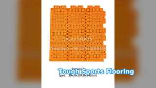 Durable Sports Flooring Interlocking PP Tiles